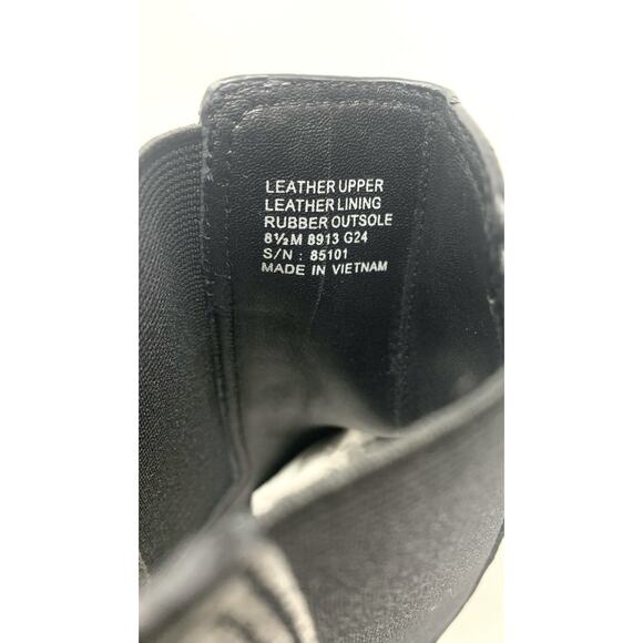 🆕Tory Burch Chelsea 70mm Lug Bootie Black Boot Size 8.5 NEW - Picture 9 of 11